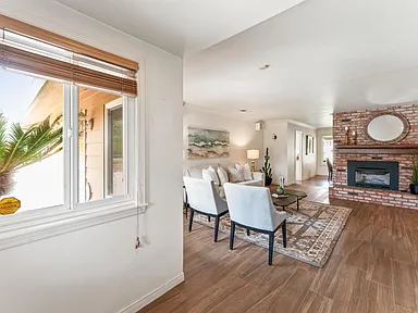 Backyard of 4906 Via Hinton Carlsbad featuring artificial turf and spacious outdoor area