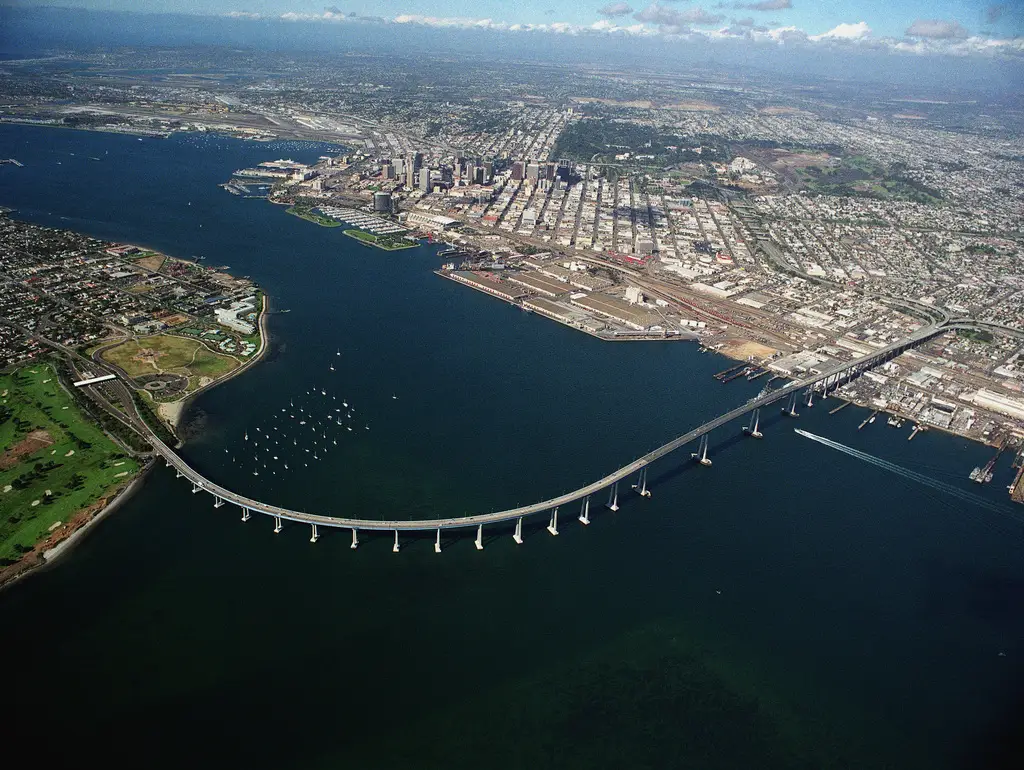 an-aerial-of-coronado-bridge