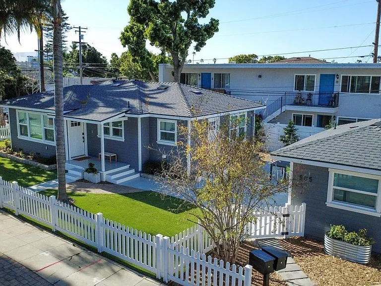 Residential property with modern architecture and well-maintained outdoor space